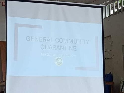 Pagpapatupad ng Enhanced Community Quarantine (ECQ) sa buong Munisipyo papunta sa General Community Quarantine (GCQ)